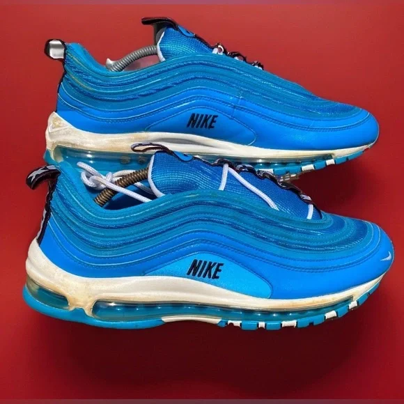 🛜🟥US 11- Nike Air Max 97 “Blue Hero" 2018 {312834-401} Men's Sneak - Picture 8 of 14